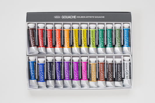 Holbein Artists' Gouache set 24 15ml