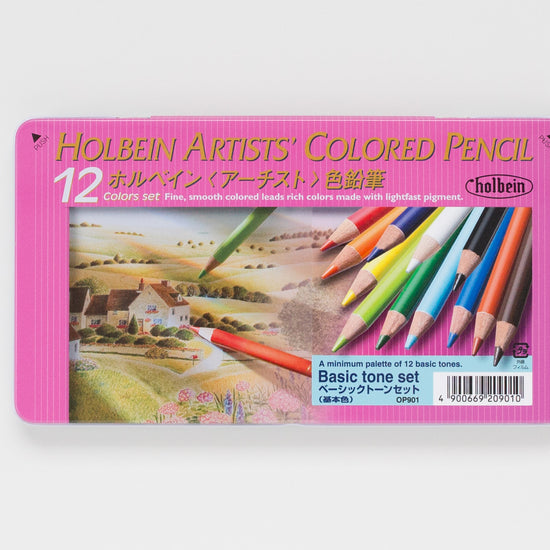 OP901 'Set 12C Basic Tone' Colored Pencil Holbein