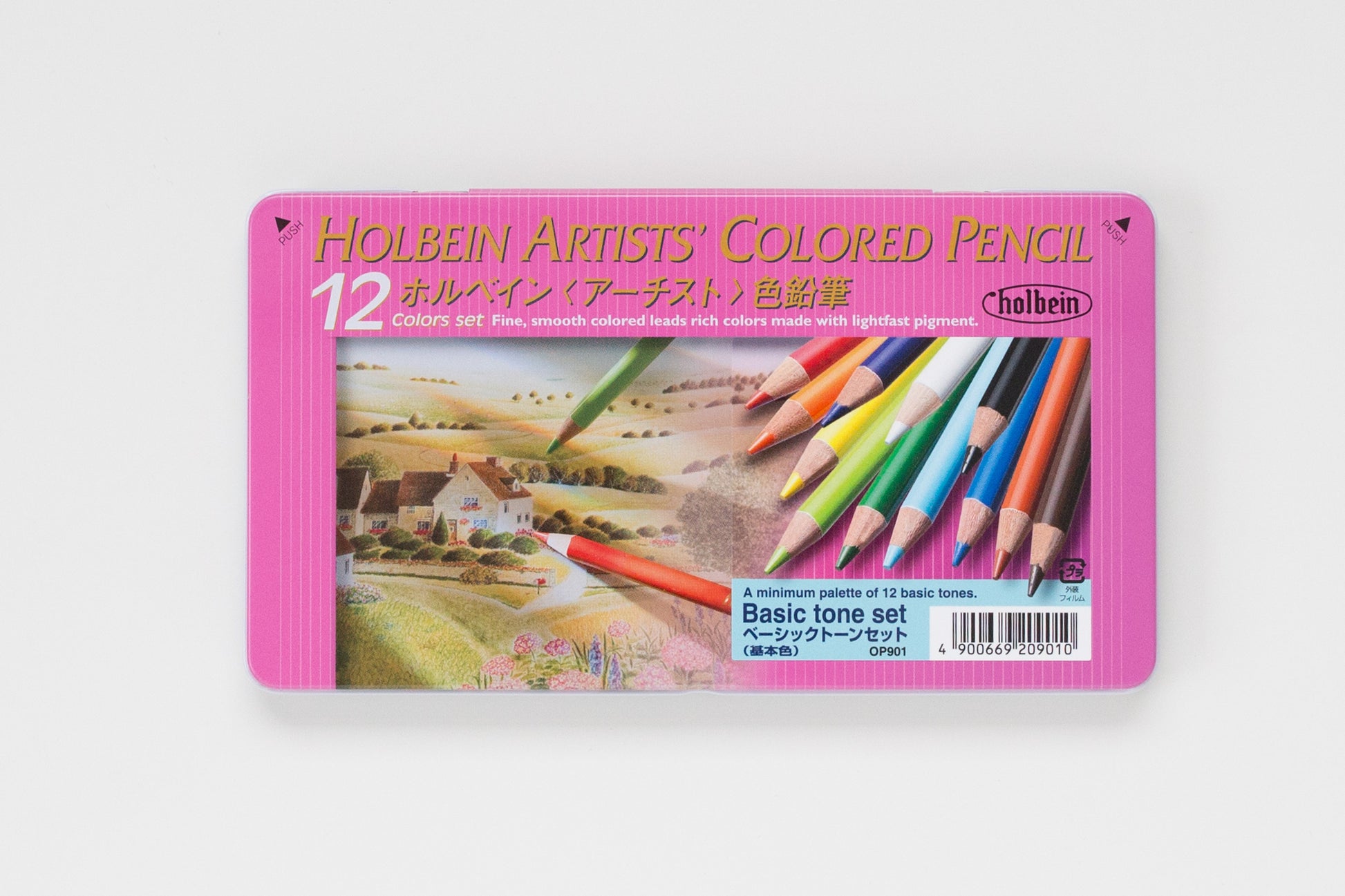OP901 'Set 12C Basic Tone' Colored Pencil Holbein
