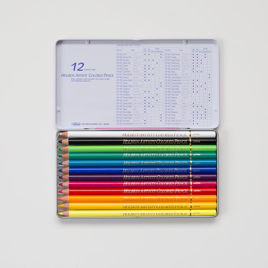 Holbein Kleurpotloden set 12 Design Tone