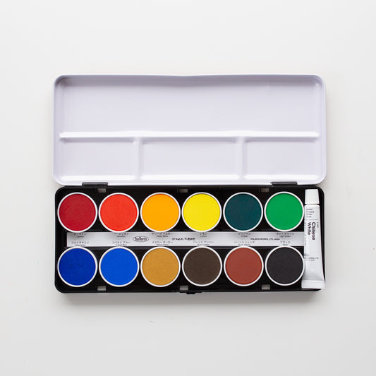 Holbein Opaque Cake 12 Colors