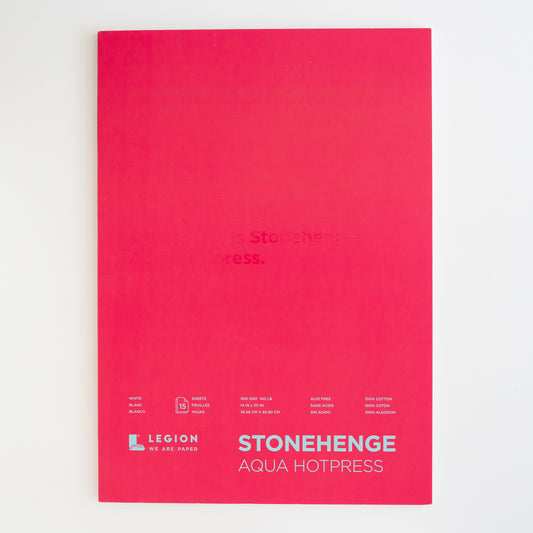 Legion Stonehenge Aqua Hotpress 30x40cm 300gms