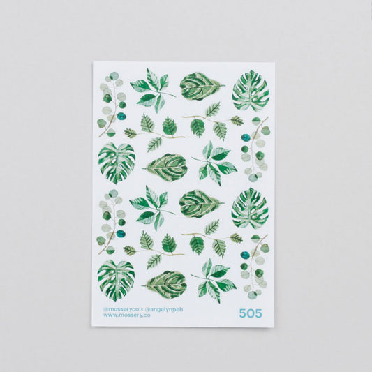 Mossery Stickers Leaves & Foilage