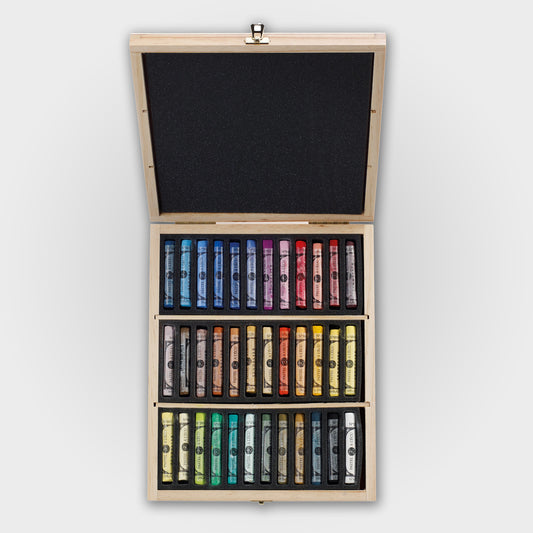 Sennelier Soft Pastels 'A l'écu' Set 36 Grundholz
