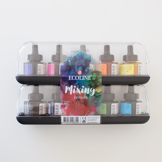 Ecoline 30ml Set Farben mischen