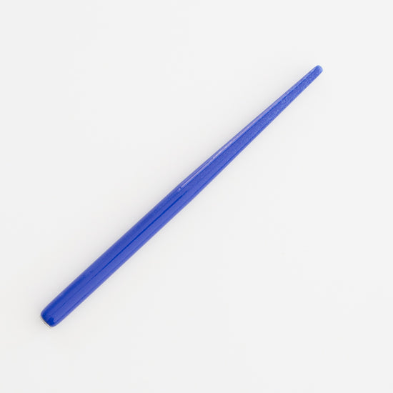 Blauwe penhouder