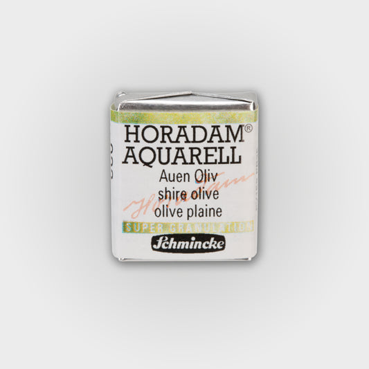 Schmincke Horadam Aquarelverf 932 Shire Olive half pan 3