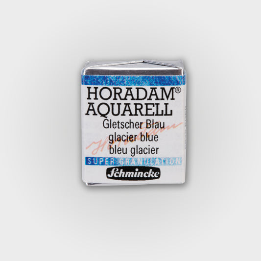 Schmincke Horadam Aquarelverf 961 Glacier Blue half pan 3