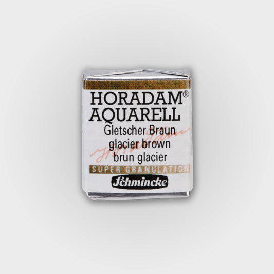 Schmincke Horadam Aquarelverf 964 Glacier Brown half pan 3