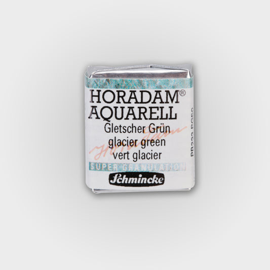 Schmincke Horadam Aquarelverf 963 Glacier Green half pan 3