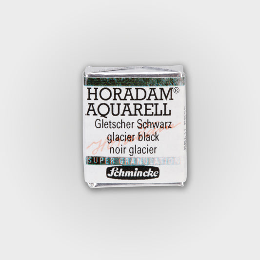 Schmincke Horadam Aquarelverf 965 Glacier Black half pan 3