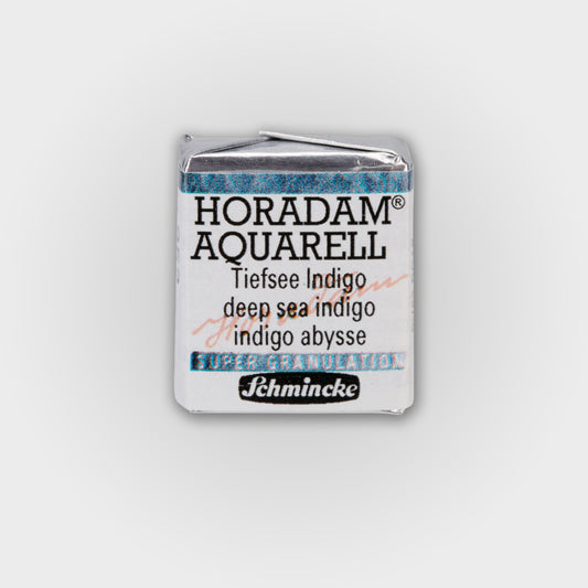 Schmincke Horadam Aquarelverf 952 Deep Sea Indigo half pan 3