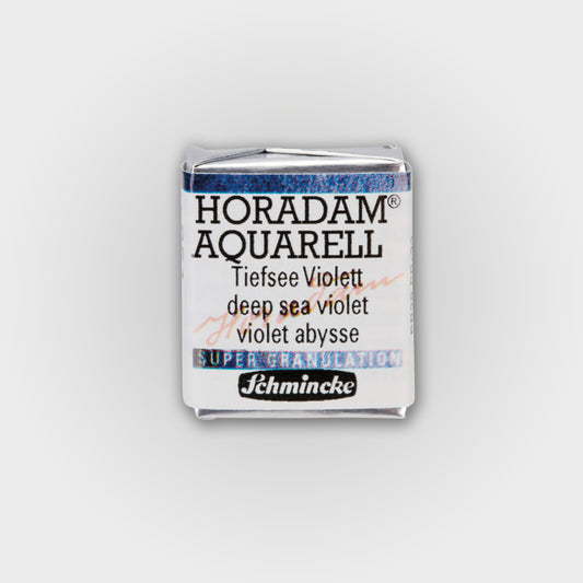 Schmincke Horadam Aquarelverf 951 Deep Sea Violet half pan 3
