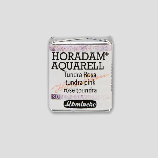 Schmincke Horadam Aquarelverf 982 Tundra Pink half pan 3