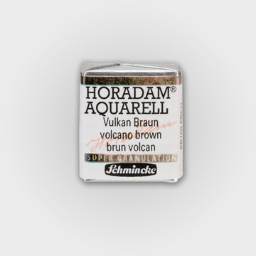 Schmincke Horadam Aquarelverf 915 Volcano Brown half pan 3