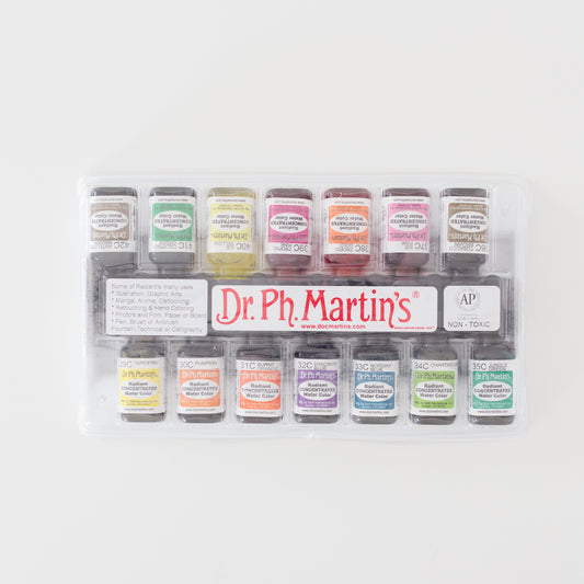 Strahlendes konzentriertes Aquarell-Set C
