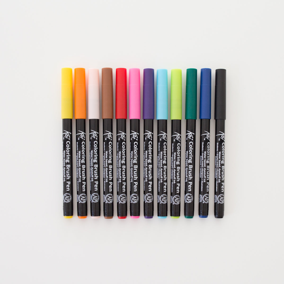 Koi Coloring Brush Pen set, 24 colours
