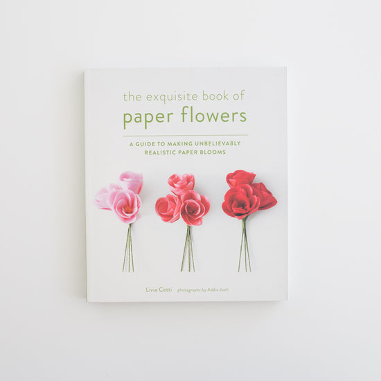 Exquisite book for paper flowers
