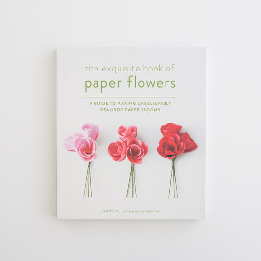 Exquisite book for paper flowers