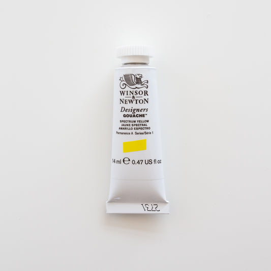 Winsor & Newton Designers Gouache 14ml Spectrum Yellow 1