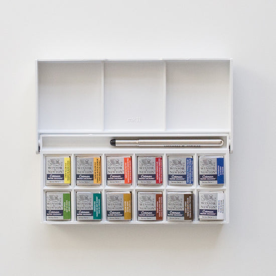 Winsor and Newton Cotman Aquarel palette 12 kleuren