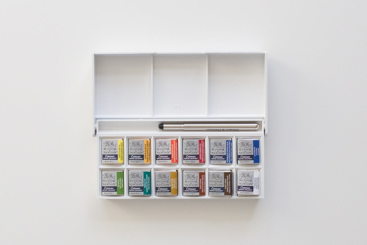 Winsor and Newton Cotman Aquarel palette 12 kleuren
