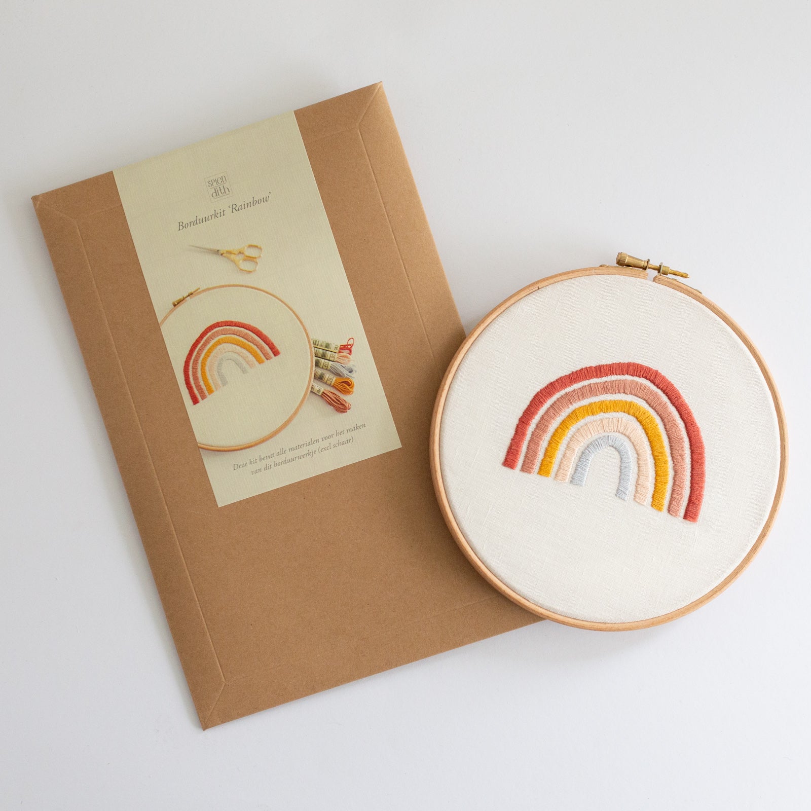 Hello Rainbow Embroidery Kit Embroidery Kit Beginner -  Portugal