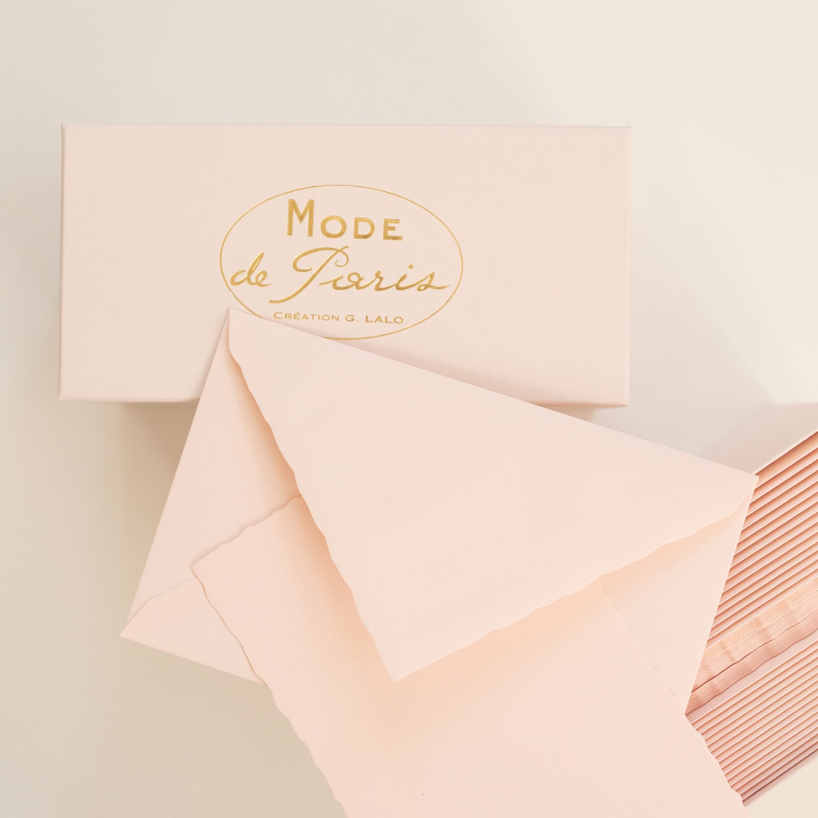 Mode de Paris 30 kaarten + envelop Roze