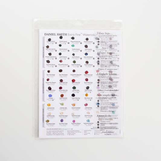Daniel Smith Dot card 66 colors