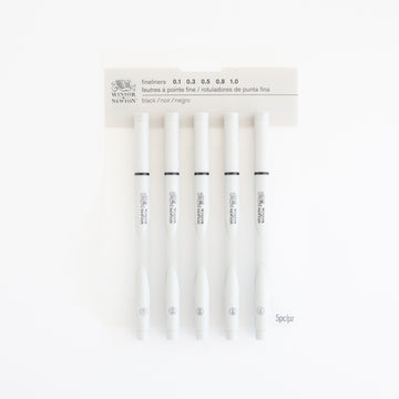 Winsor & Newton Fineliner Black set 5