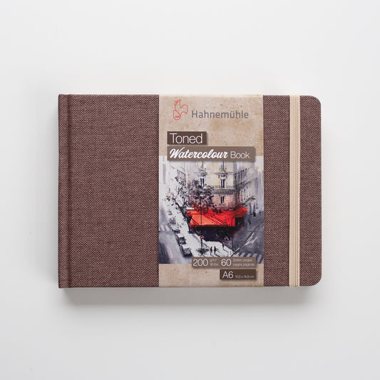 Hahnemuhle Toned Watercolour Book Beige Landscape A6
