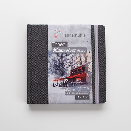 Hahnemuhle Toned Watercolour Book Grey 14x14