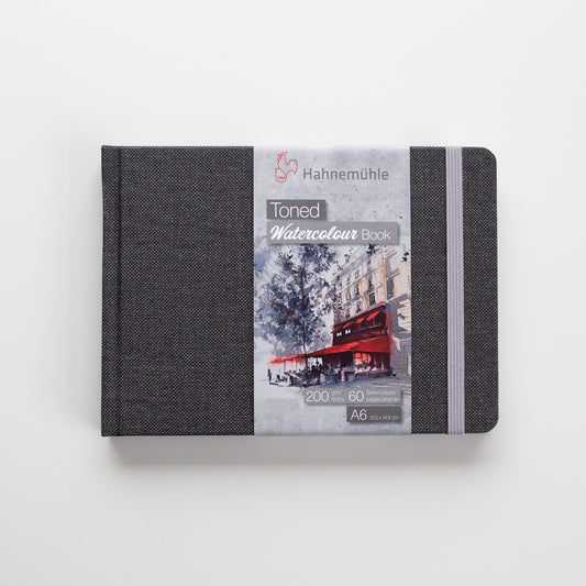 Hahnemuhle Toned Watercolour Book Grey Landscape A6