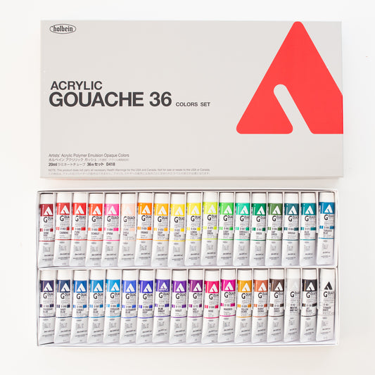 Holbein Acryla Gouache set 36