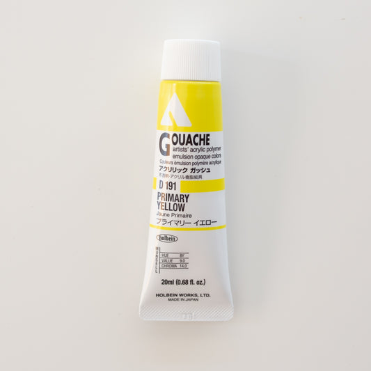 Holbein Acryla Gouache D191 A 'Primärgelb'