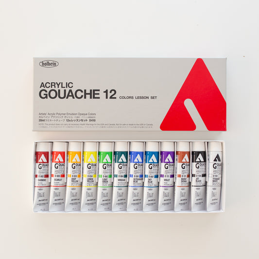 Holbein Acryla Gouache Lektionsset 12
