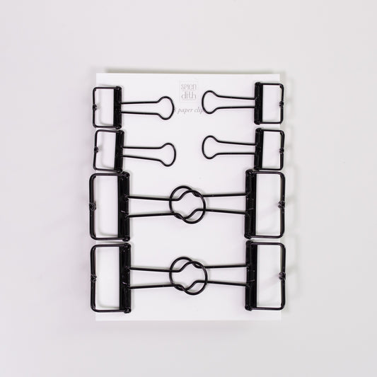 Foldback clip Wire black