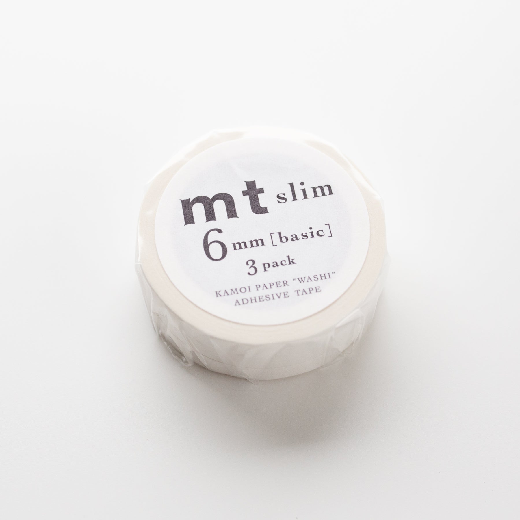 MT Masking Tape Basic Matte White 3 pack