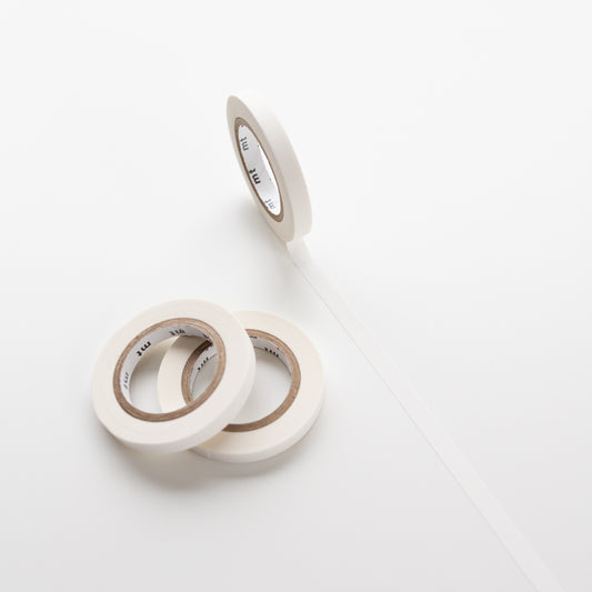 MT Masking Tape Basic Matte White 3 pack
