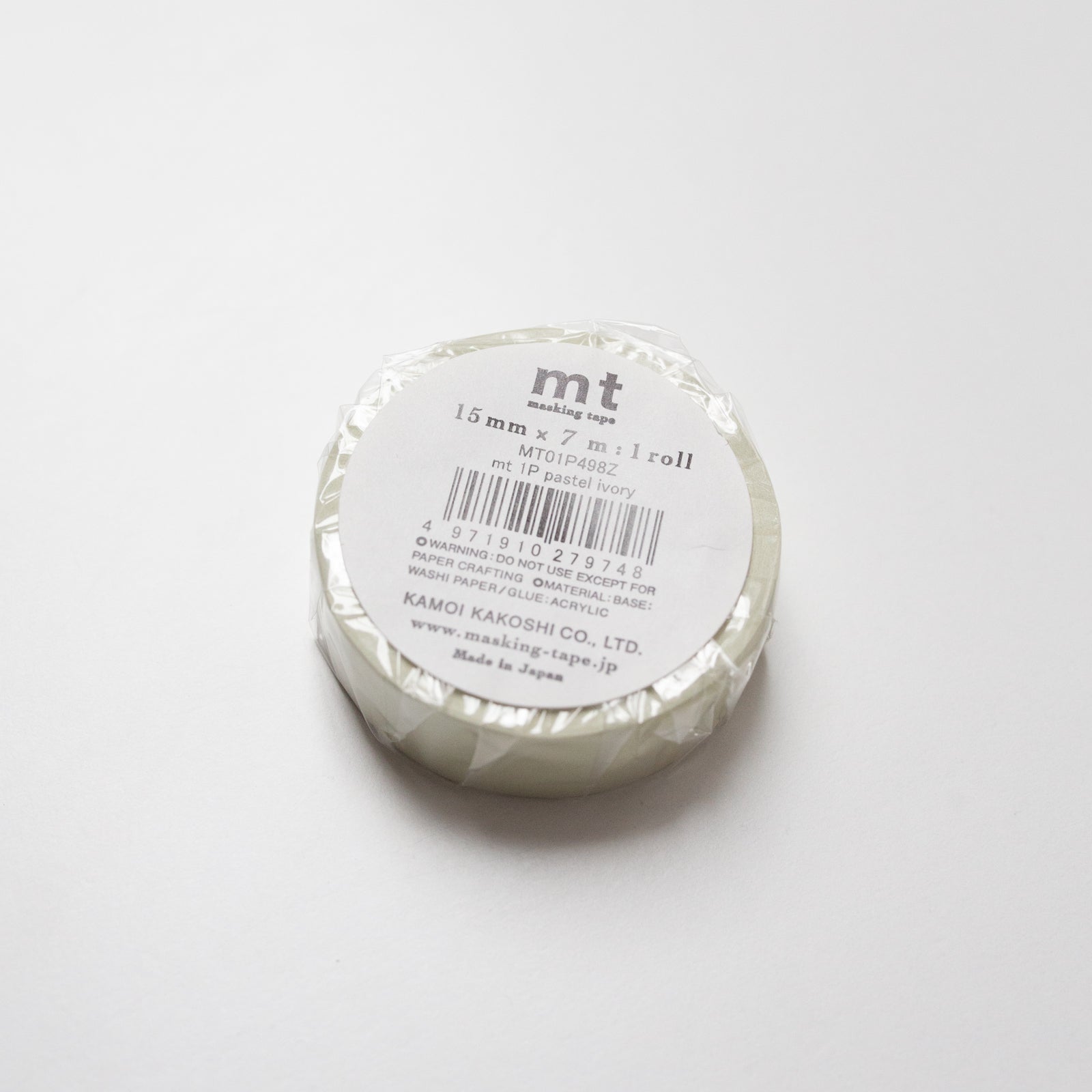 MT Masking tape Basic Pastel Ivory