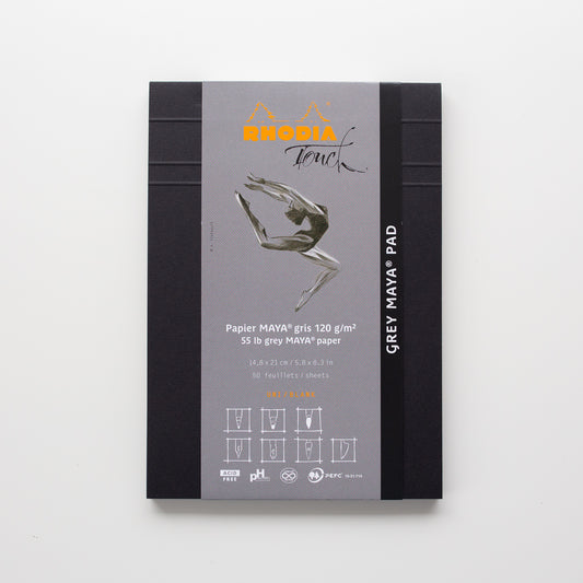 Rhodia Touch A5 Maya Pad Grey