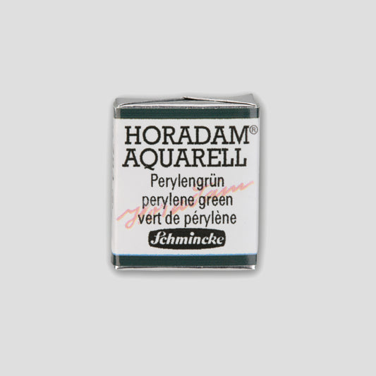 Schmincke Horadam Aquarelverf 784 Perylene Green half pan 2