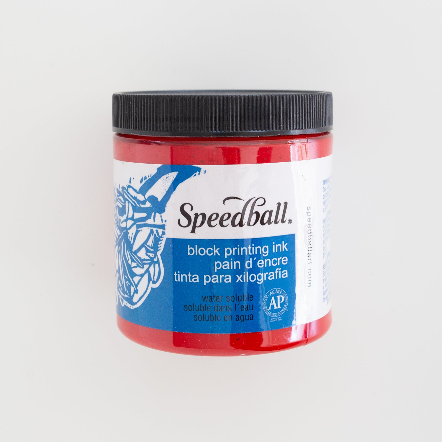 Speedball : Water-Soluble Block Ink : 75ml : Black - Speedball