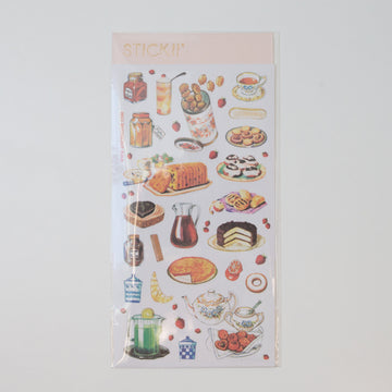 Stickii sticker sheet Tea Time