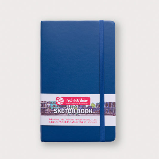 Talens Schetsboek Marineblauw 13x21 140g