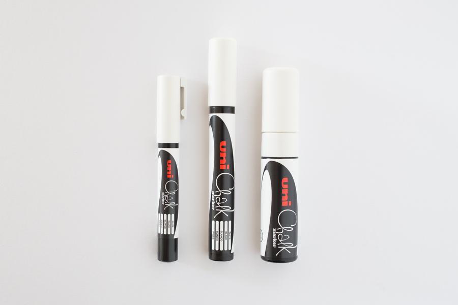 Uni Posca Chalk Marker - Fijn - Wit