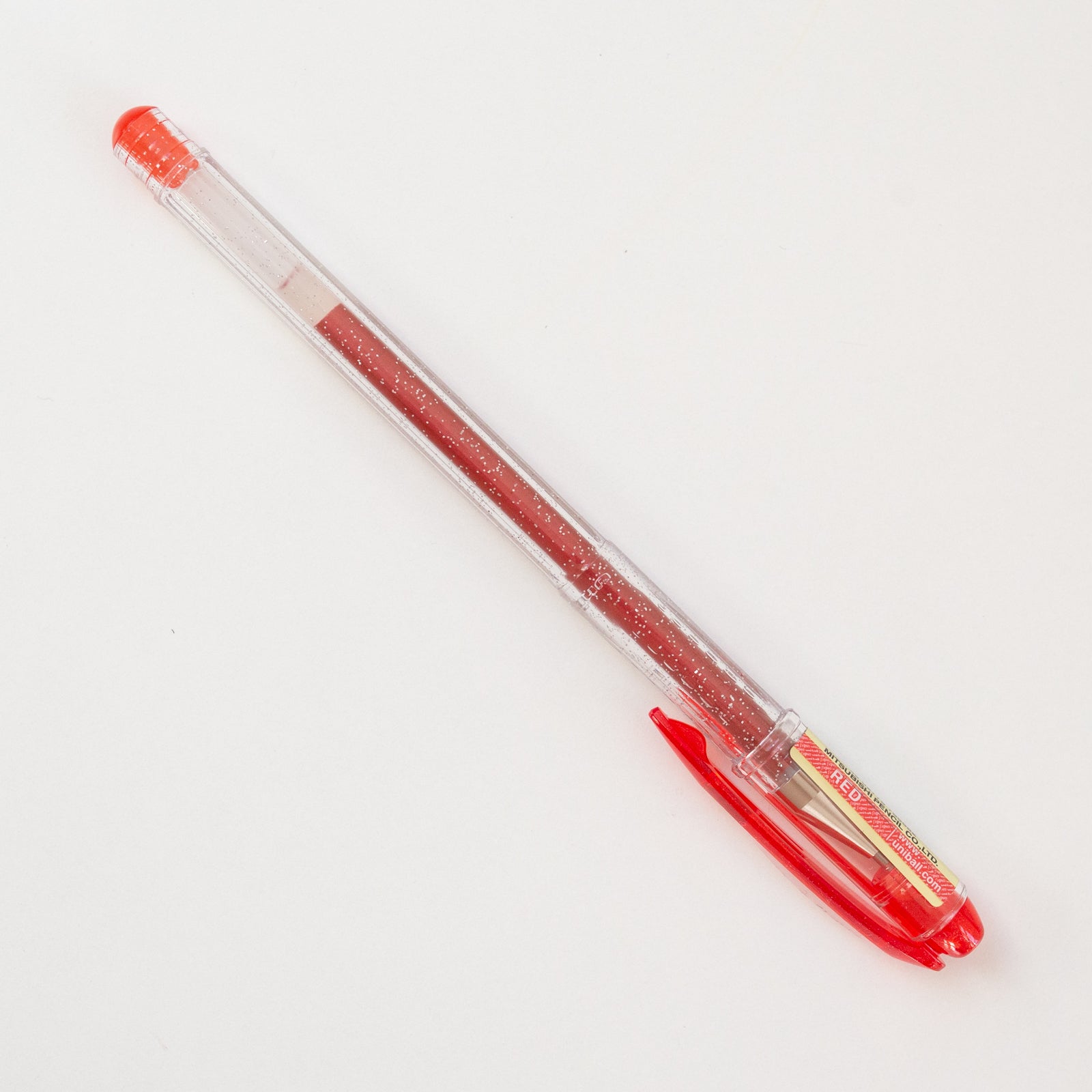 Uni-ball Signo Gel Pen Glitter Red – Splendith