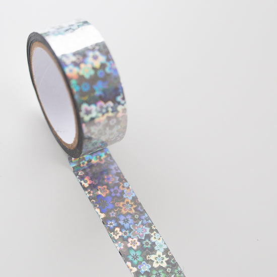 Multicolor tape bloemen