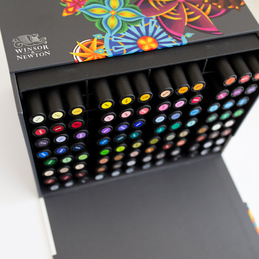 Winsor & Newton Promarker Set 96 Erweiterte Kollektion