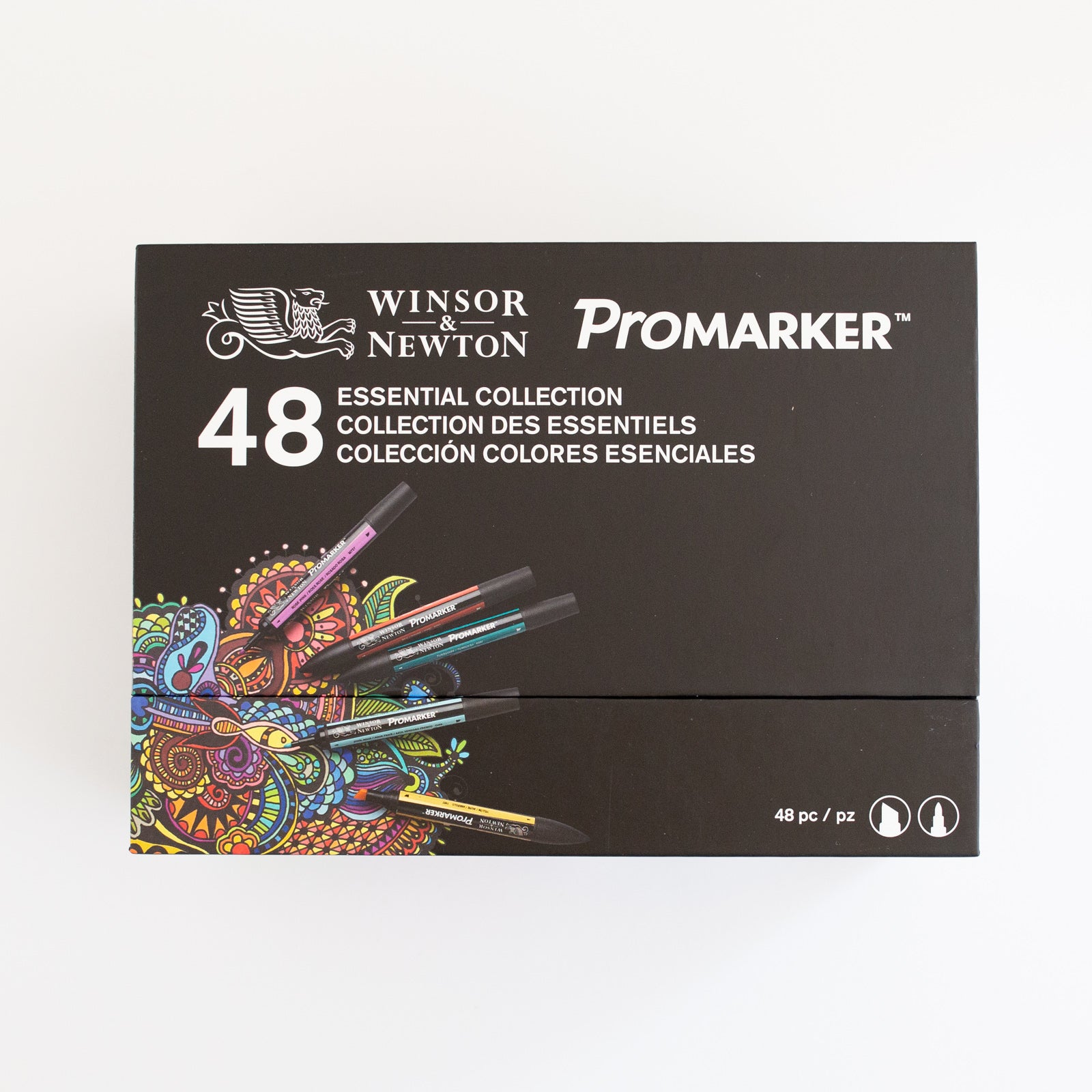  Winsor & Newton ProMarker Watercolor Marker Set, 12 Count,  Basic Tones